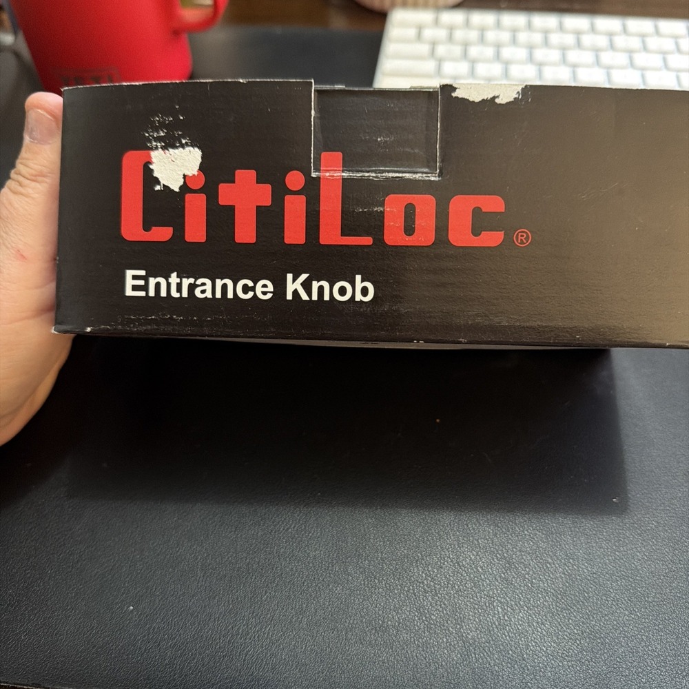 Citiloc Entrance Knob KA-11424 Satin Nickel Backset!
